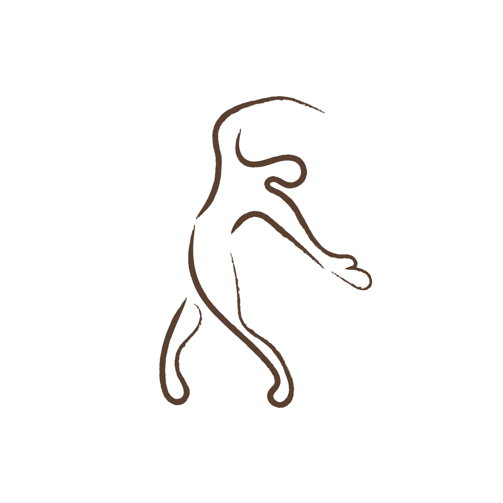 icone gymnastique sensorielle corps conscient marron